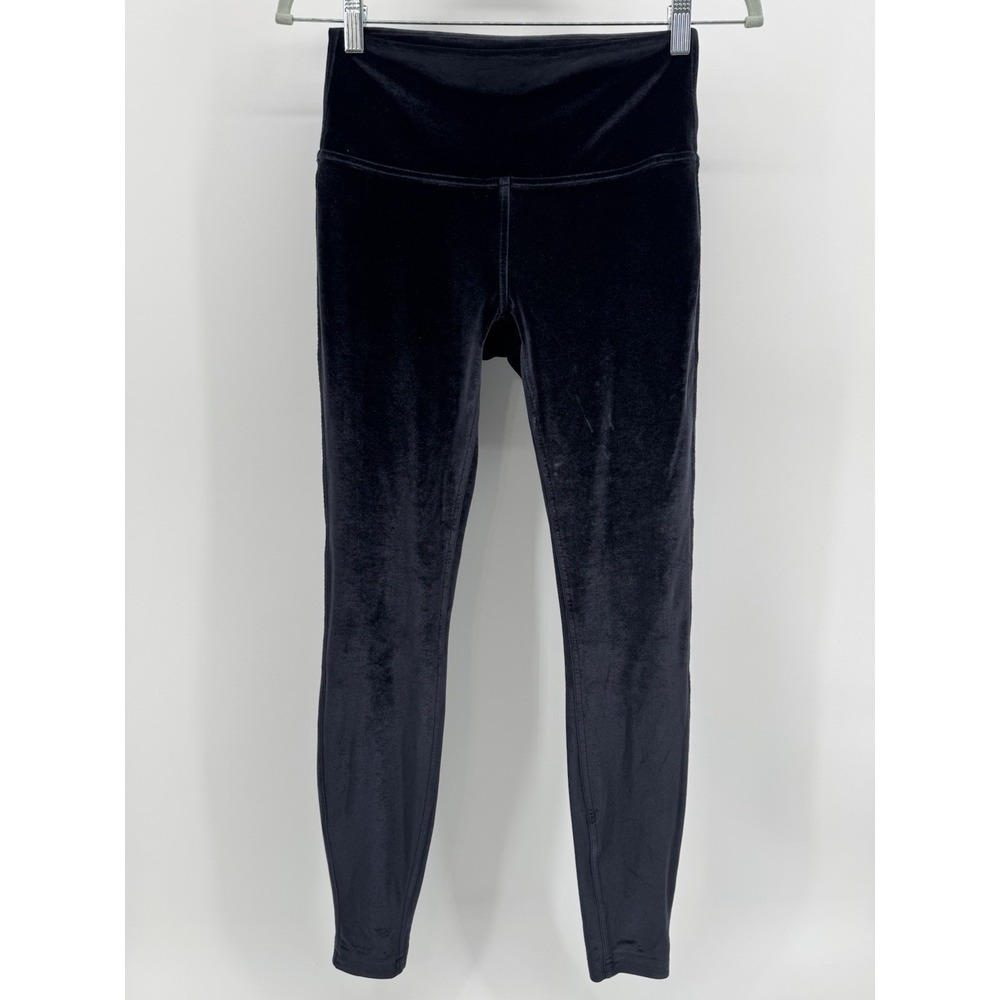 Lululemon Leggings Women's 8 Black High Rise Yoga Athleisure Preppy Gorpcore
